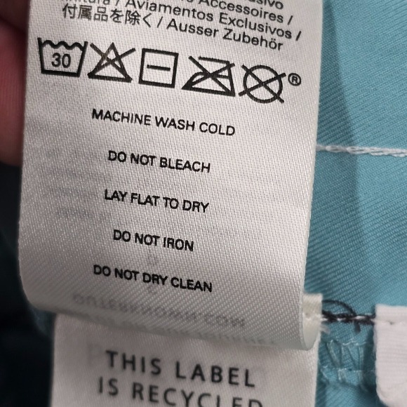 Outerknown Shorts‎ Mens Small Blue Nomadic Volley Trunks Drawstring Swim - Picture 5 of 13